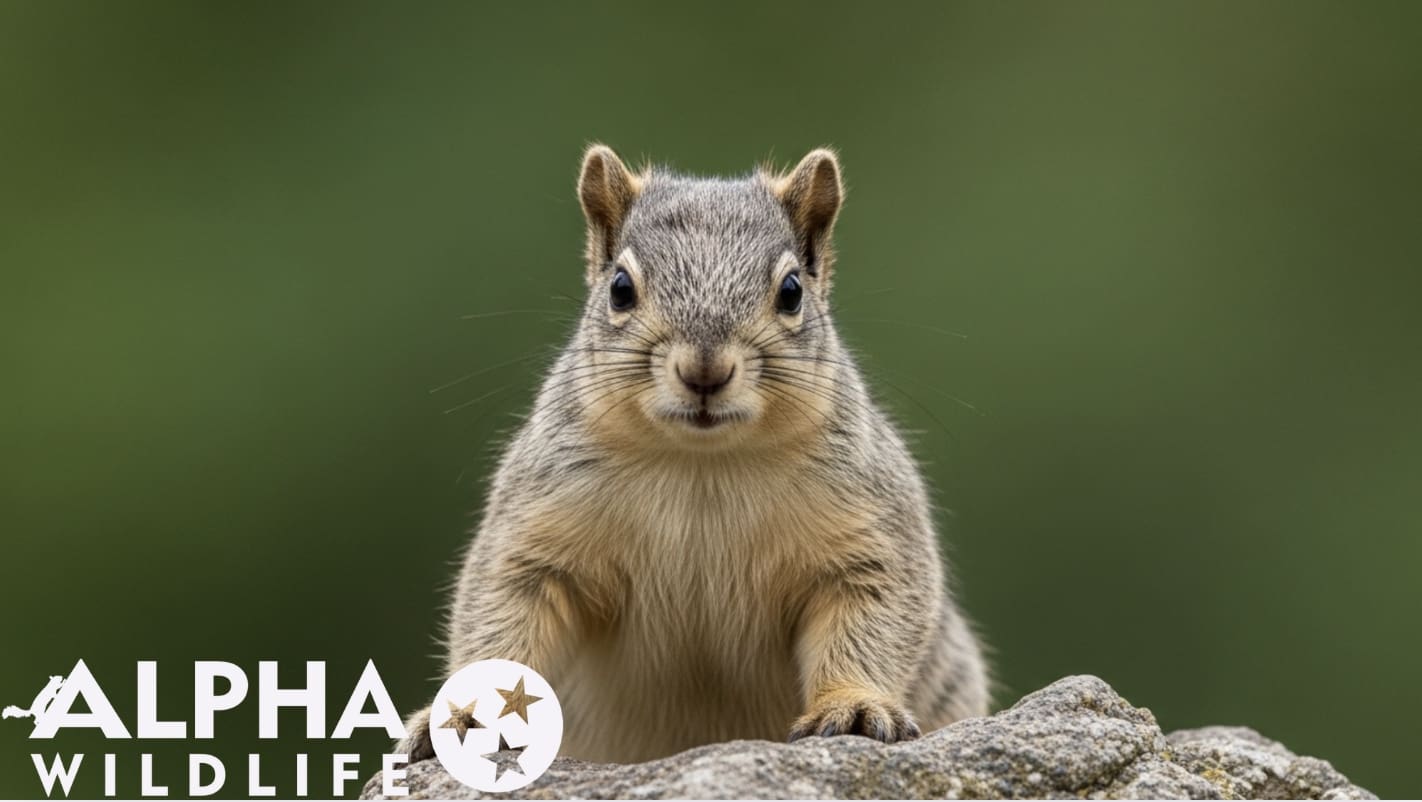 Squirrel on the roof of a home