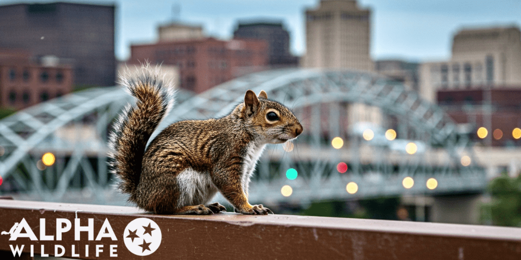 Squirrel near Downtown Memphis TN
