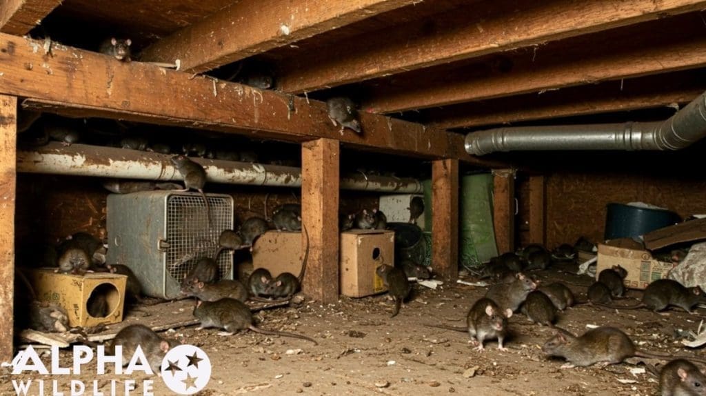 Rodent infestation in basement in Memphis TN