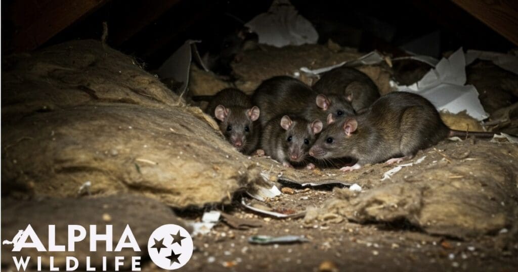 Rat infestation in attic in Columbia SC