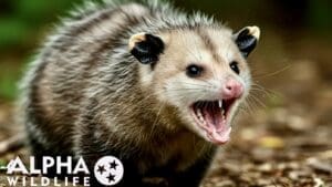Possum hissing