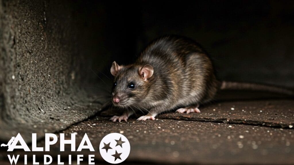 Rat in crawlspace in Knoxville TN