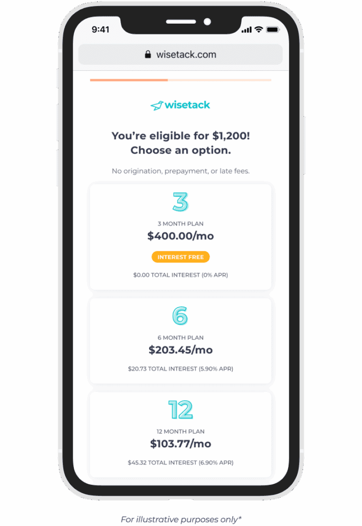Wisetack Financing Photo