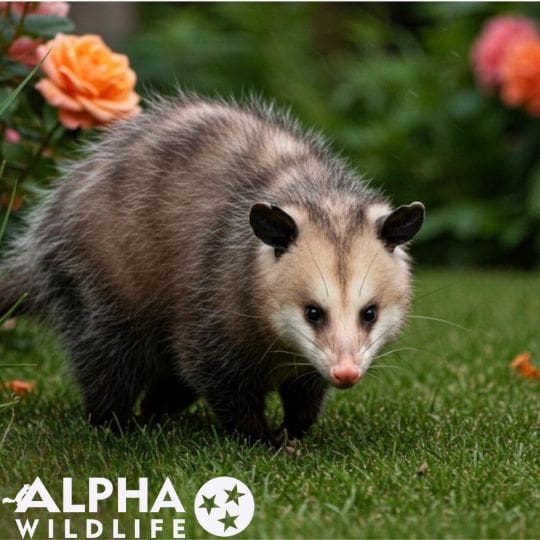 possum in Nashville yard